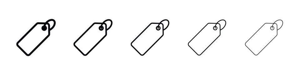 Tag icon filled flat sign concept for web design.