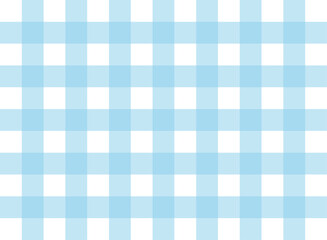 Gingham Check Pattern Light Blue and White