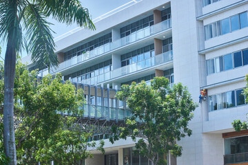 residential building with balconies