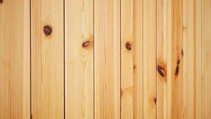 Fototapeta premium Light Brown Vertical Wooden Planks Wall Texture background