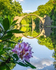 Fototapete Rakotzbrücke Timeless meets transience - Zeitlos trifft Vergänglichkeit  © Ralf Kaiser