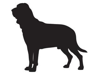 Bloodhound Dog Silhouette