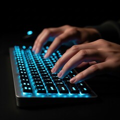 hands on keyboard Digital Communication