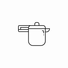 rice cooker icon sign vector