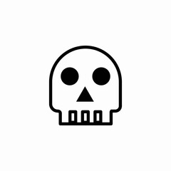skull head  icon sign vector