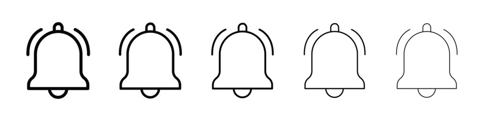 Notification icon filled flat sign concept for web design.