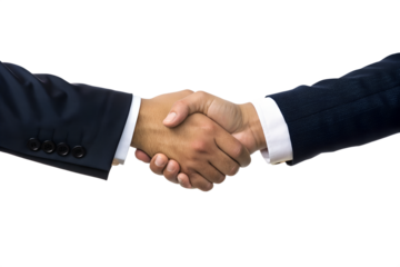 Successful Business Partnership A Handshake Representing Collaboration, Trust, and Agreement
