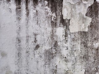 Grungy Textured Wall with Peeling Paint and Stains