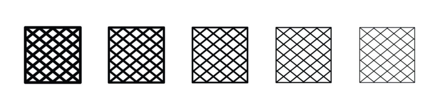 Mosquito net icon filled flat sign concept for web design.