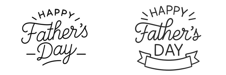 Creative father?s day decorations featuring stylish typography and celebratory elements for a special occasion