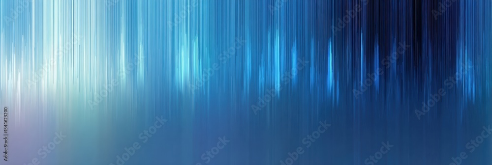 Poster Blue Rain Streaks Fall Across a Soft Gradient Background Creating a Calm and Soothing Atmosphere in a Serene Space for Reflection and Relaxation