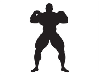 Bodybuilder Silhouette 