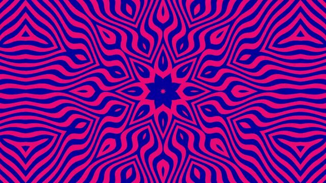 4K Abstract Seamless Geometric Pattern for Video Template, Opening, Ending, etc.