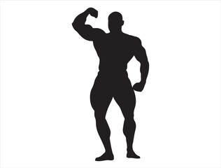 Bodybuilder Silhouette 