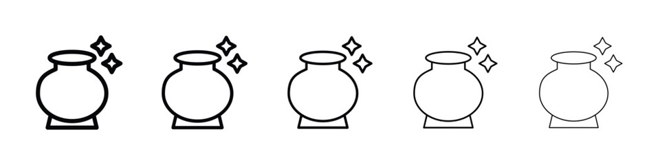 Magic potion icon filled flat sign concept for web design.