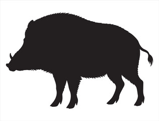 Wild Boar Silhouette