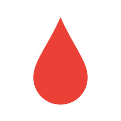 Obraz premium Vibrant Red Blood Drop Symbolizing Life Health and Vitality.