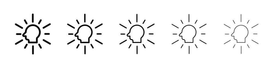 Intention icon filled flat sign concept for web design.