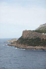 Naklejka premium Sierra de Tramuntana natural park not far from Port Soller, Mallorca