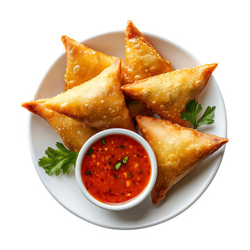 Crispy Samosas with Spicy Dipping Sauce A Culinary Delight
