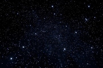 Fototapeta premium Stars Twinkle and Shimmer in the Vast Dark Sky, Revealing Cosmic Beauty Generative AI