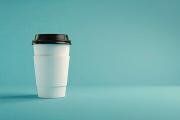 High Resolution of Coffee Travel Mug Isolated on Background with