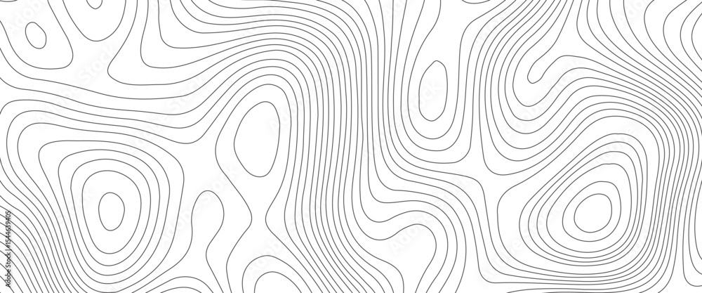 Wall mural abstract topographic contour map and geographic mountain relief background design .topography contou