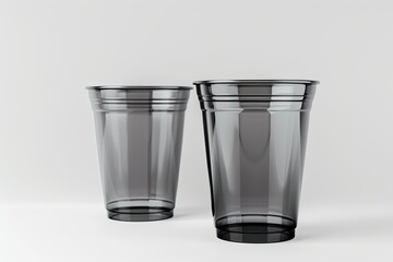 Plastic Cups for Drinks Plastic Cup Isolated on White Background Disposable Cup