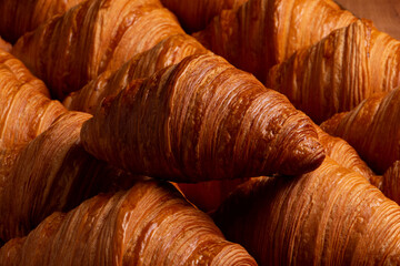 Delicious croissants. Fresh from the oven.