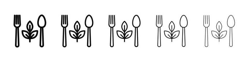 Healthy food icon filled flat sign concept for web design.