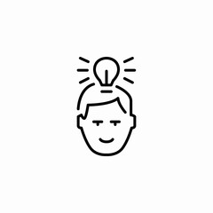 idea moment icon sign vector