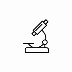 mocroscope lab icon sign vector