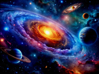 space background with space