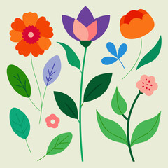 seamless pattern with flowers