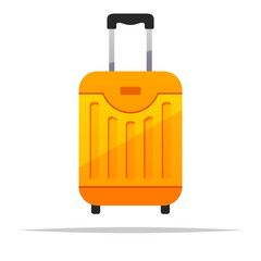 Luggage suitcase vector isolated illustration