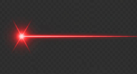 Red Laser Beam PNG – Transparent Background Laser Security System Visual