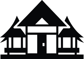 house vector illustration on transparent background