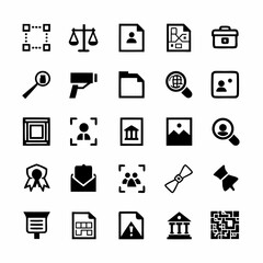 Generate a high-resolution image of a legal document frame incorporating a QR code. The frame should be elegant and professional, suitable for official use.