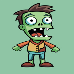design logo icon illustration character cartoon zombie funny