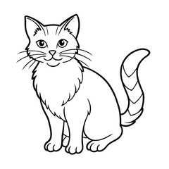 Cute Cat Vector Art Illustrations – Digital Clipart for Design