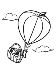 Back to School Coloring Pages for Kids – Cute School Supplies, Bags, Books, and Classroom Fun | Line Art Printable Set