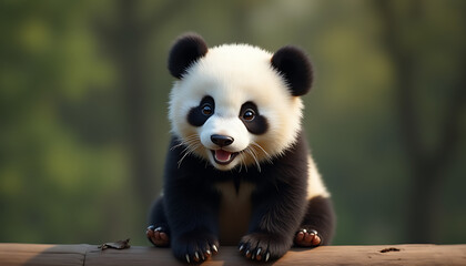 panda baby act