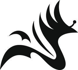 tribal tattoo design vector illustration on transparent background