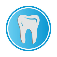 Modern 3D Tooth Icon for Branding