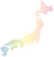 Fototapeta premium 日本地図