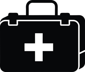 first aid kit vector illustration on transparent background