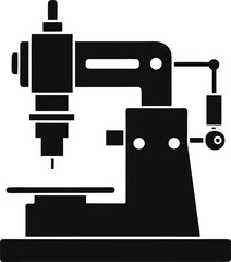 Drill Press Logo Vector