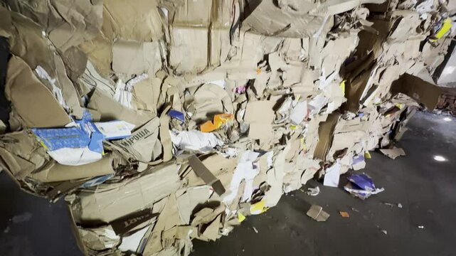  Paper waste recycling plant, waste paper recycling, the company is engaged in recycling paper waste into new valuable resources