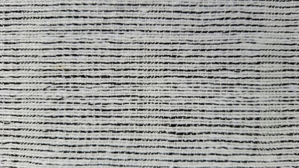 Textured Monochrome Pattern: A close-up shot showcases a striking monochrome pattern, defined by layered horizontal lines, creating a dynamic texture.