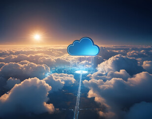 Data Storage and Management, Digital Transformation, Cloud Infrastructure, Modern IT Solutions, Remote Work Tools, Business Digitalization, cloud computing technology concept